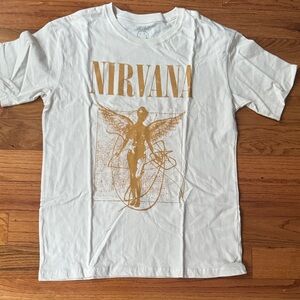 Nirvana graphic tee, size M never worn